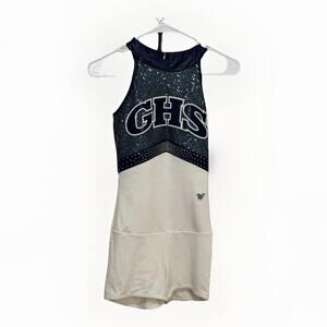 Varsity Spirit GHS Cheer Uniform Navy White Competition Outfit - Girl's 13